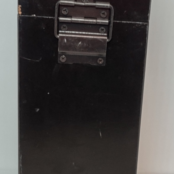 BIG JAZZ NIGHT DECORATIVE WOOD double WINE BOTTLE HOLDER BOX CARRIER STORAGE - Picture 4 of 14